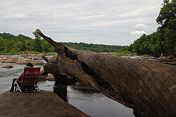 Resting at Pony Pasture on the James River