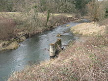 Rickreall Creek in Rickreall, Oregon at Oregon Route 99W