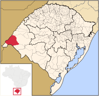 Uruguaiana Place in South, Brazil