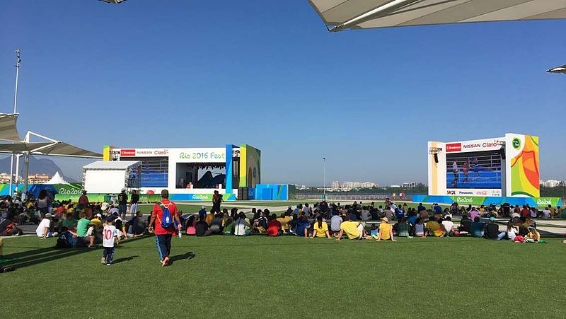 File:Rio 2016 Fest montado no Parque Olímpico da Barra.jpg