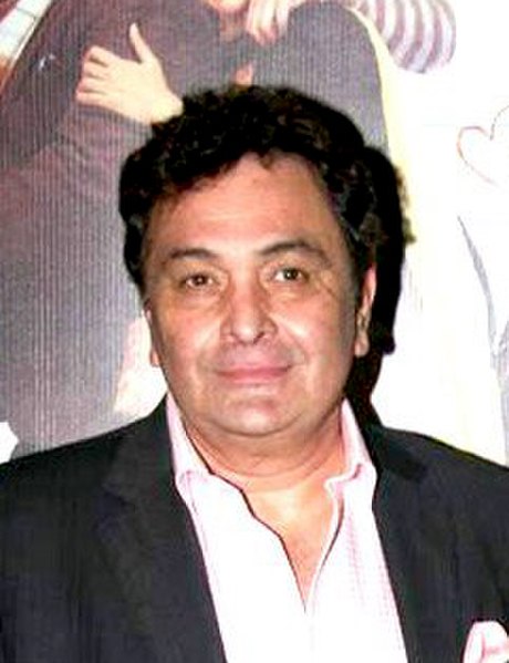 Lead actor Rishi Kapoor at the premiere of the film, in Mumbai