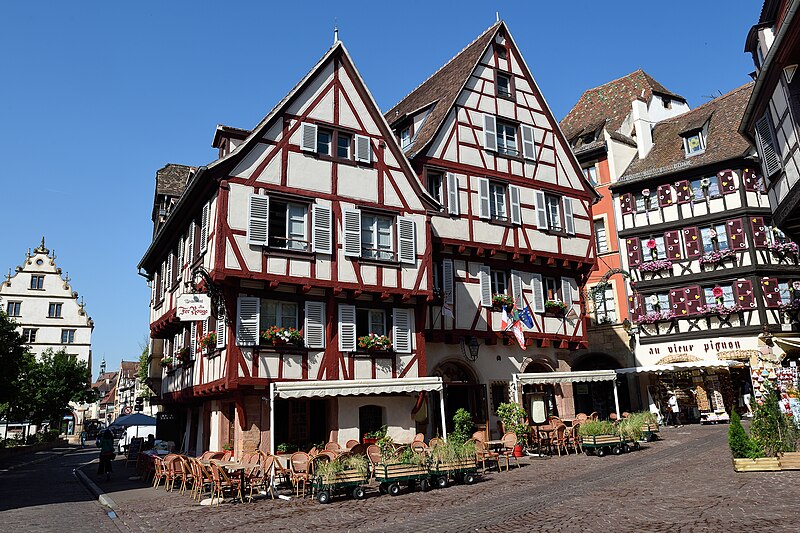 File:Rue des Marchands at Grand Rue Colmar France copr 2022 by Tim Adams CC by 3.jpg