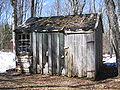 In relatively affluent areas, shacks are often used for storage or have been abandoned.