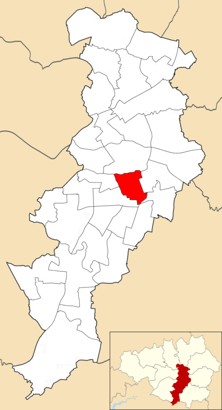 Rusholme electoral ward within Manchester City Council.