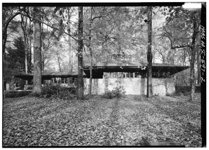 File:SOUTHWEST (FRONT) ELEVATION, WITH SCALE - Broad Margin, 9 West Avondale Drive, Greenville, Greenville, SC HABS SC,23-GRENV,2-2.tif