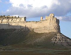 Saddle Rock, un peñasco de Scotts Bluff