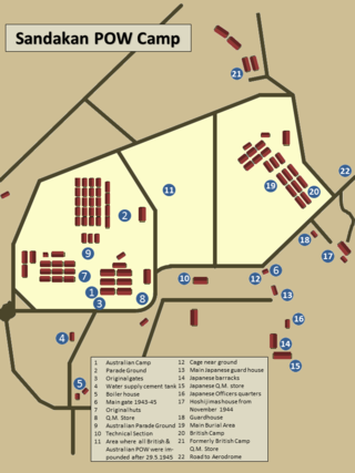 <span class="mw-page-title-main">Sandakan camp</span> Japanese prisoner-of-war camp during World War II