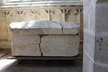 Sarcophage datant de l'époque gallo-romaine retrouvé au monastère royal de Brou.