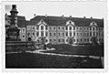 Der Residenzplatz im Jahre 1957 – hier noch in begrüntem Zustand