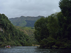 Passage de Grade 2 sur la rivière Mohaka.