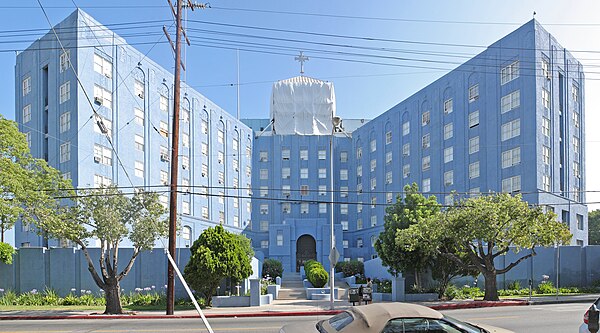 The former Cedars of Lebanon hospital complex in Los Angeles, where the Guardian's Office was based