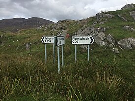 Road signs written in Cantuath