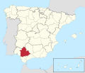 Seville in Spain (plus Canarias).svg