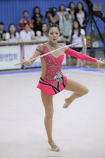 Shin Soo-ji South Korean rhythmic gymnast