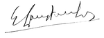 Signature de Georges Loustaunau-Lacau