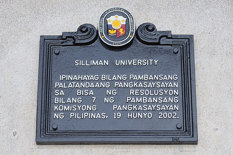 Silliman University historical marker