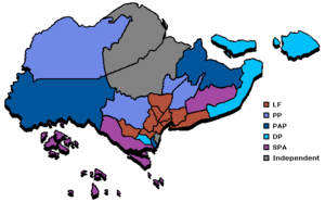 Elecciones generales de Singapur de 1955