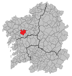 Santiago di Compostela – Mappa