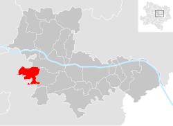 Sitzenberg-Reidling na mapě