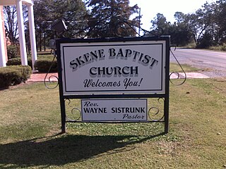 <span class="mw-page-title-main">Skene, Mississippi</span> Census-designated place in Mississippi, United States