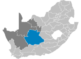 Municipalità distrettuale di Pixley ka Seme – Localizzazione