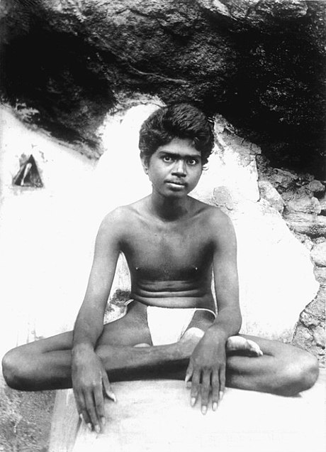 Venkataraman as a teen.