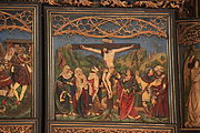 English: Wit Stwosz Altar in St. Mary's Church, Kraków. Painted panels when closed.