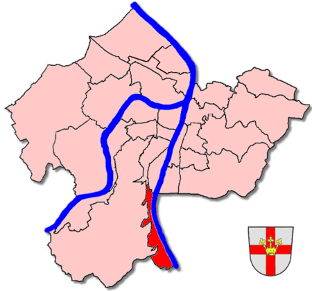 Stadtteilkarte Koblenz Stolzenfels