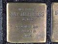 "Hier wohnte Max Rosenberg, Jg. 1880, deportiert 1941, ermordet in Minsk"