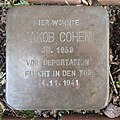 image=File:Stolperstein Uedem Turmwall 2 Jakob Cohen.jpg