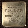 Stolperstein Uhlandstr 54 (Wilmd) Emma Stolper.jpg