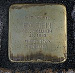 Stolperstein für Eva Stein, Elsasser Straße 5, Dresden.JPG