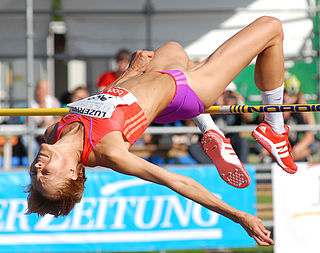 Vita Styopina Ukrainian high jumper