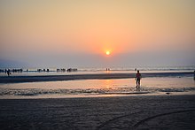 Sunset at Inani Beach