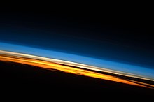 Sundoun frae the ISS