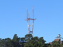 Sutro Tower at Night Tote Bag – FieryRedDesign