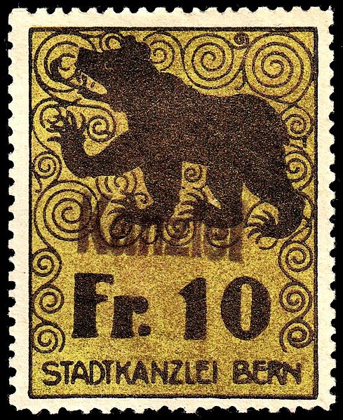 File:Switzerland Bern City 1930 revenue 10Fr - 77B.jpg