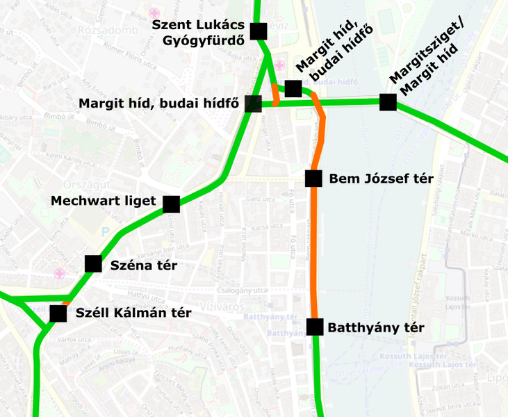budapest csalogány utca térkép File:Térkép Budapest, budai fonódó.png   Wikimedia Commons