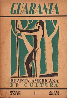 Tapa de la Revista Guarania, N.º 1, 1942