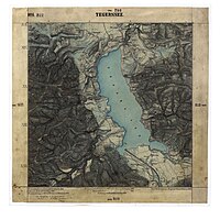 Urpositionsblatt 1:25.000, Tegernsee (1862)