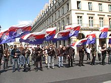 Terre et Peuple activists in Paris Terre et Peuple.jpg