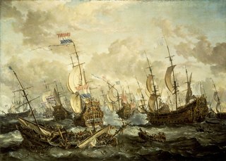 <span class="mw-page-title-main">Four Days' Battle</span> Large naval battle in June 1666 between England and the Netherlands; Dutch victory