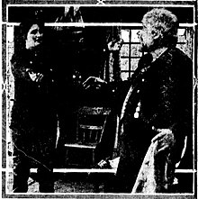 Scene from the film, from a contemporary newspaper. The Battle of Hearts1916newspaper.jpg