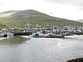 The boat harbour of Sørvágur