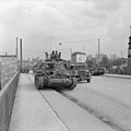 Cromwell tanks of 7th Armoured Division in Hamburg, 3 May 1945