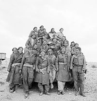 Личный состав корпуса в Северной Африке, 1941 год.