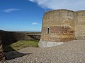 The breached outer defences of the Martello tower - geograph.org.uk - 3218950.jpg