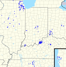 Thorntons locations map as of January 2020 Thorntons footprint 2020-01.png