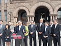 Thumbnail for File:Tim Hudak and PC candidates at Queens Park.jpg