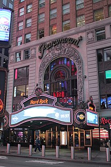 The Paramount arch on Times Square, a replica of the original Times Sq Nov 2021 96.jpg